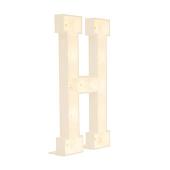 Wood Marquee Letter "H"