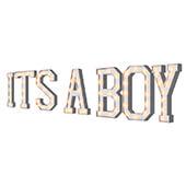 Wood Marquee "ITS A BOY"