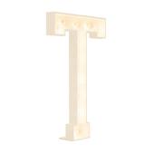 Wood Marquee Letter "T"
