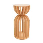 Slatted Plinth Pedestal - Torus Collection - Style A