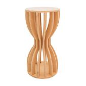 Slatted Plinth Pedestal - Torus Collection - Style C