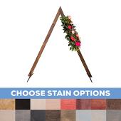 High Quality Wood Frame Triangle Wedding Arch - Choose your Size & Color!