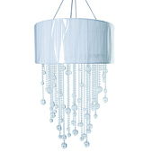 DecoStar™ Small Crystal Acrylic Drop Chandelier With Removable Shade
