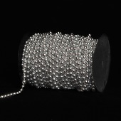 DecoStar™ Metallic Silver Beads - Style#66 - 99ft. Roll