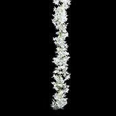 Artificial Wisteria Flower Stem White