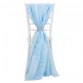 DecoStar™ Single Piece Simple Back Chair Accent - Baby Blue