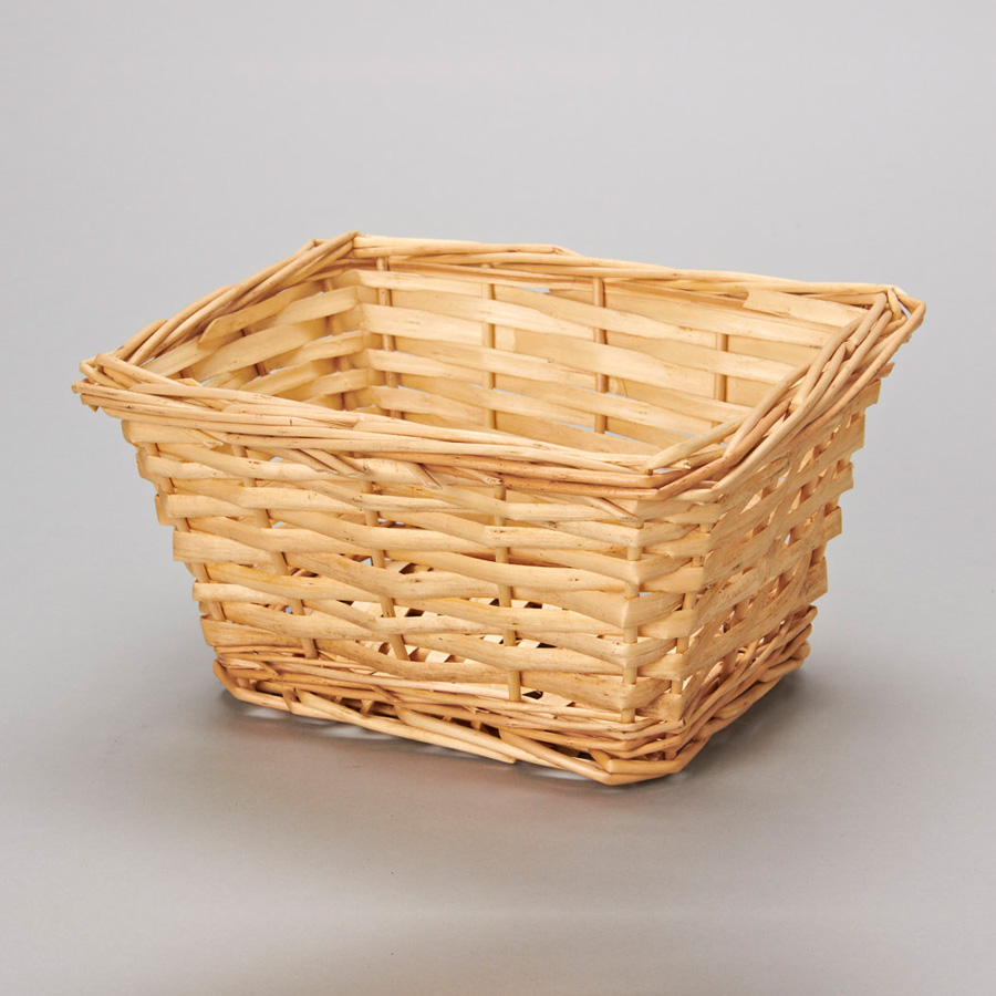 Decostar™ Centerpiece Square Wicker Basket 72 Pieces