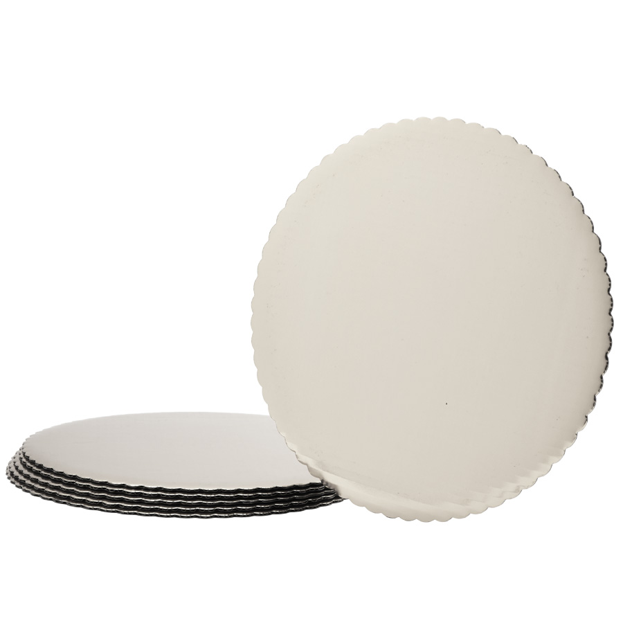 Decostar™ Foil Covered Cake Board 14" 50 Pieces Silver