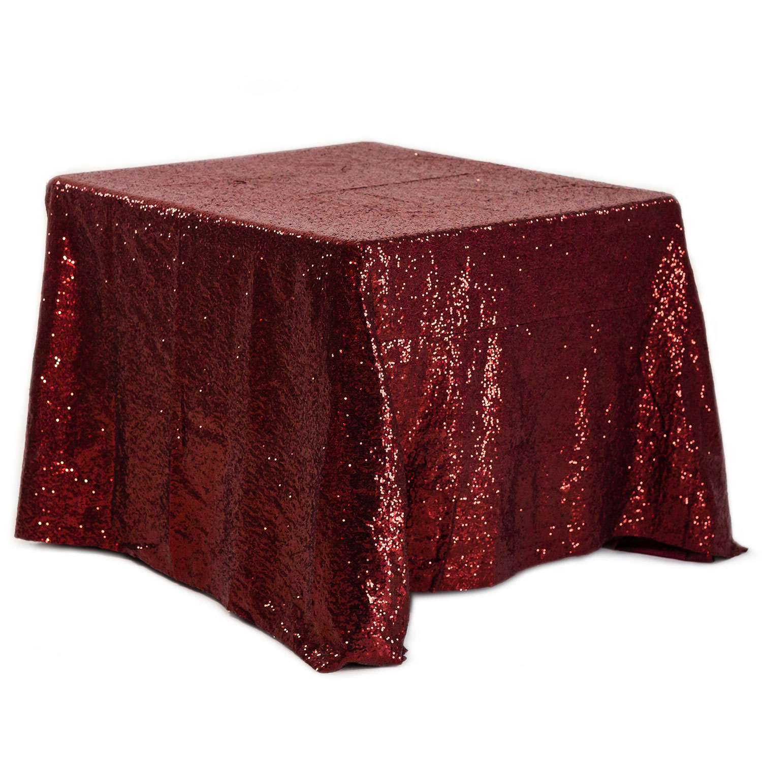 Square 90 x 90 Sequin Tablecloth by Eastern Mills 