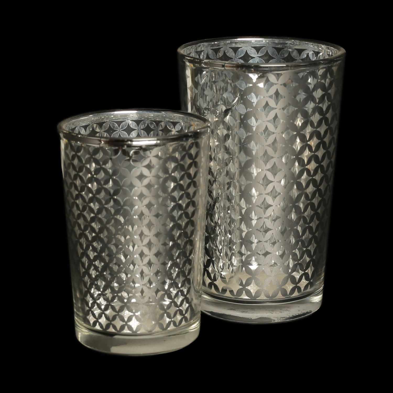 Decostar™ Lattice Glass Votive Candle Holder 4 1/4" 6pc/box 48 Pieces