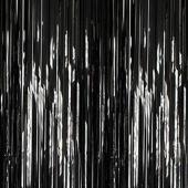 Black - Metallic Fringe Curtain - Many Size Options