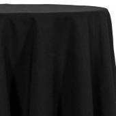 Black - Spun Polyester “Feels Like Cotton” Tablecloth - Many Size Options