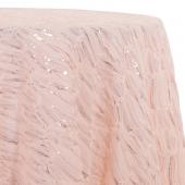 Blush - Beautiful Sheer Sequin Overlay by Eastern Mills - Many Size Options