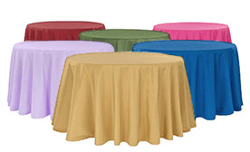 108" Round 200 GSM Polyester Tablecloth