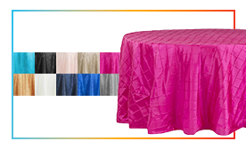120\" Round Pintuck Tablecloth