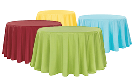 120\" Round 200 GSM Polyester Tablecloth