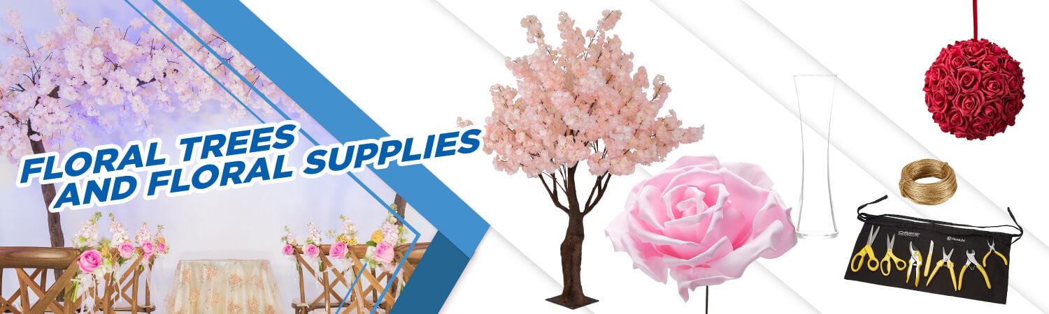 Foam & Fabric Flower Party Decorations | Event Supply