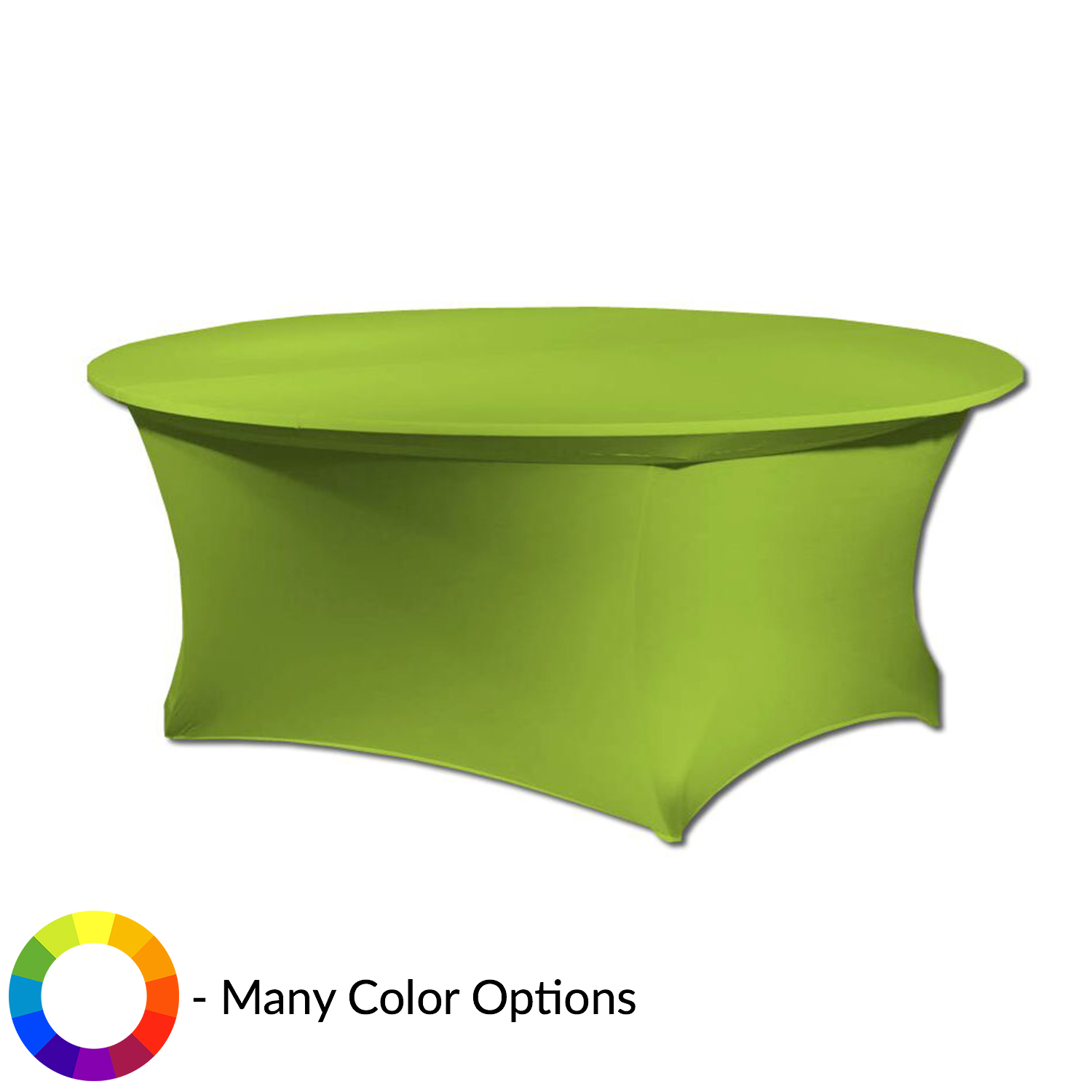 60 Inch Round Spandex Table Covers Round Party Table Covers