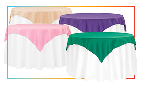 54\" Square 200 GSM Polyester Tablecloth