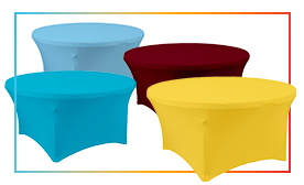 60\" Round Spandex Table Covers