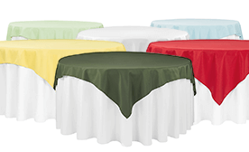 72" Square 200 GSM Polyester Tablecloth