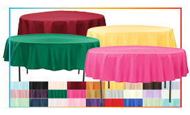 90\" Square 200 GSM Polyester Tablecloth