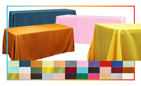 90\" x 156\" Rectangle 200 GSM Polyester Tablecloth