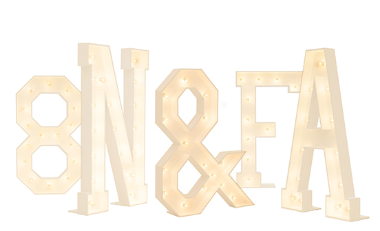 Wood Marquee Letters