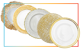 Glass Charger Plates