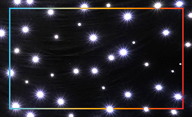 LED Star Drop Curtains