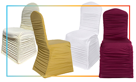Ruched Chair Covers