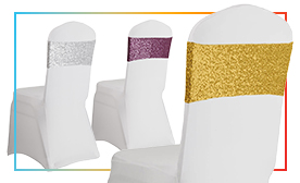 Sequin Chair Bands