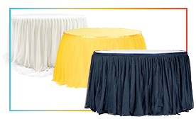 Tulle Table Skirts