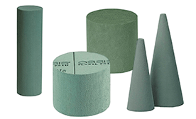 Floral Foam Cylinders and Cones