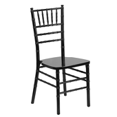 EnvyChair™ Elegant Wood Chiavari Chair - Black