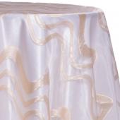 Dust - Modern Metallic Sheer Tablecloth by Eastern Mills - Many Size Options