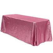 Rectangle 90" X 156" Sequin Tablecloth by Eastern Mills - Premium  Quality - Dusty Rose