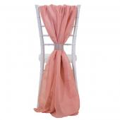 DecoStar™ Single Piece Simple Back Chair Accent - Dusty Rose