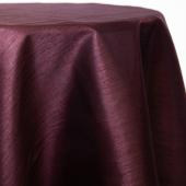 Eggplant - Shantung Satin “Capri” Tablecloth - Many Size Options
