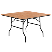 48" Square Plywood Table