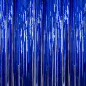 Flag Blue - Metallic Fringe Curtain - Many Size Options