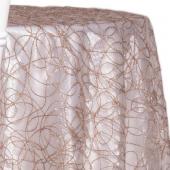 Gold - Elegant Sheer Overlay by Eastern Mills- Many Size Options