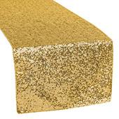 Standard Sequin Table Runner by Eastern Mills - Gold