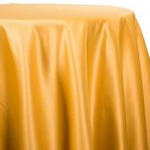 Gold - Lamour Matte Satin "Satinessa" Tablecloth - Many Size Options