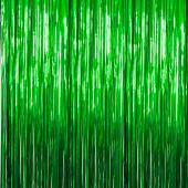 Green - Metallic Fringe Curtain - Many Size Options