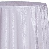 Ivory - Damask Contemporary Velvet & Sheer Overlay by Eastern Mills - Many Size Options