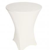 210 GSM Better Quality/Best Value Quality Spandex Hi-Boy Table Cover - Ivory - Cocktail Table - 36" Diameter