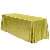 Rectangle 90" X 156" Sequin Tablecloth by Eastern Mills - Premium  Quality - Olive