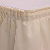 Table skirt -17' x 39" Poly Premier - Many Color options