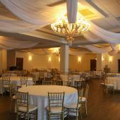 8 Panel Kit Crushed Taffeta Prefabricated Ceiling Drape Kit